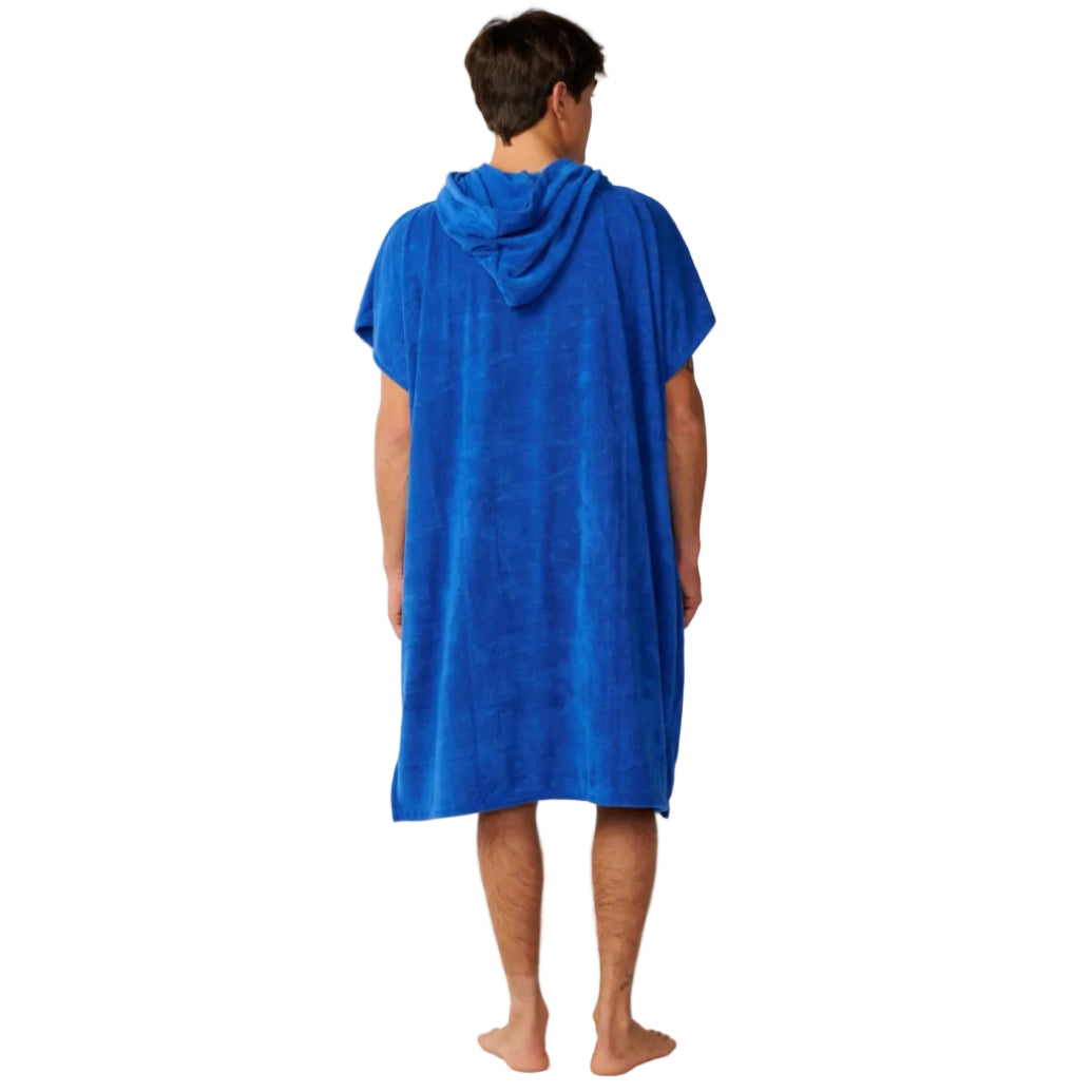 Rip Curl Mens Brand Hooded Towel Robe - Electric Cobalt