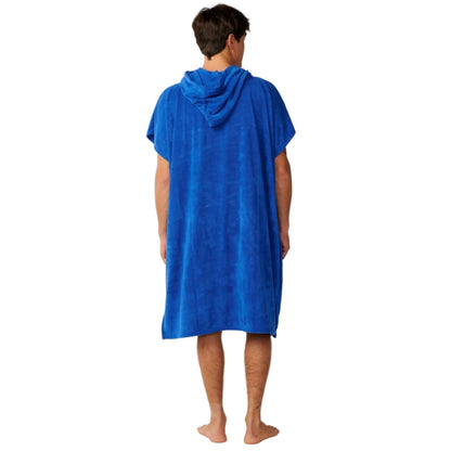 Rip Curl Mens Brand Hooded Towel Robe - Electric Cobalt