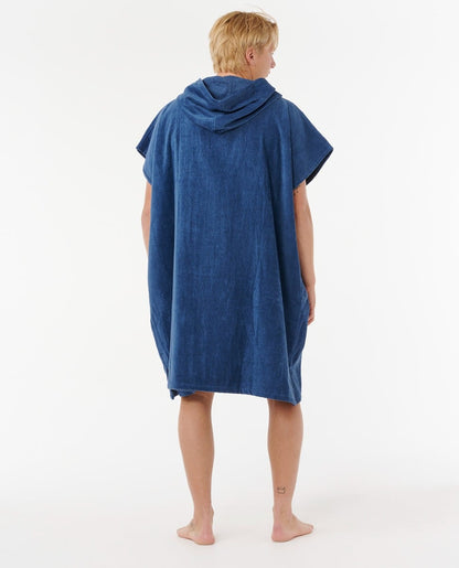 Rip Curl Logo Hooded Changing Towel - Navy