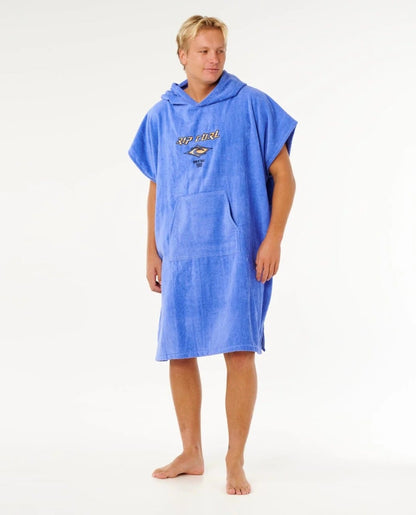 Rip Curl Logo Hooded Towel - Blue Haze