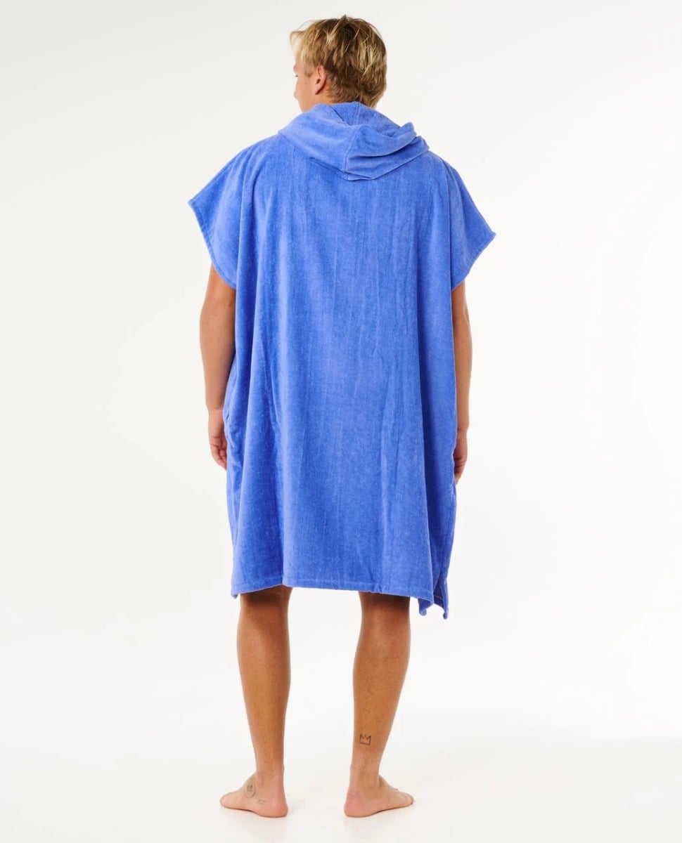 Rip Curl Logo Hooded Towel - Blue Haze