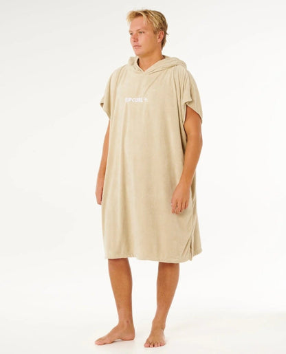 Rip Curl Brand Hooded Towel - Khaki
