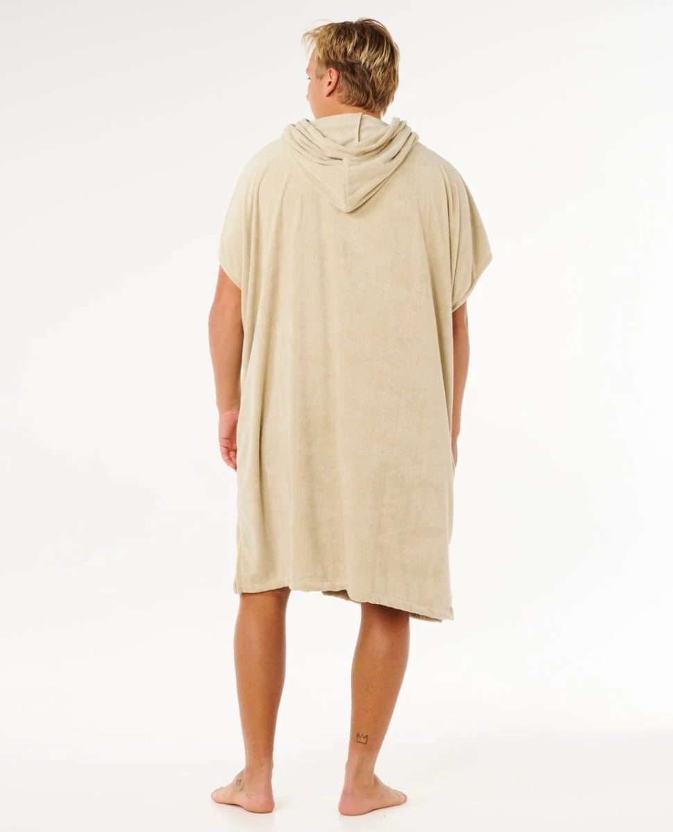 Rip Curl Brand Hooded Towel - Khaki