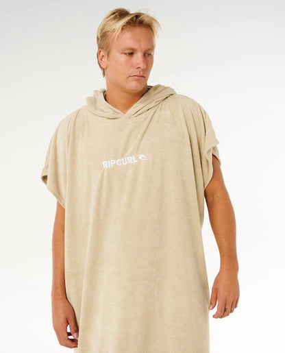 Rip Curl Brand Hooded Towel - Khaki
