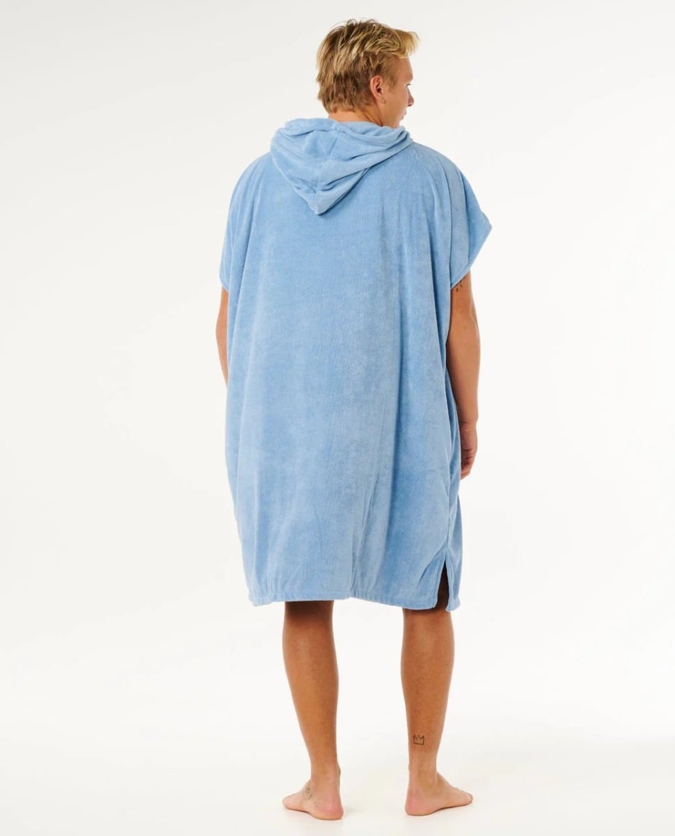 Rip Curl Brand Hooded Towel - Faded Denim