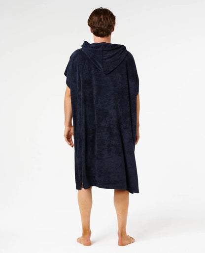 Rip Curl Classic Surf Hooded Towel - Black/Off White