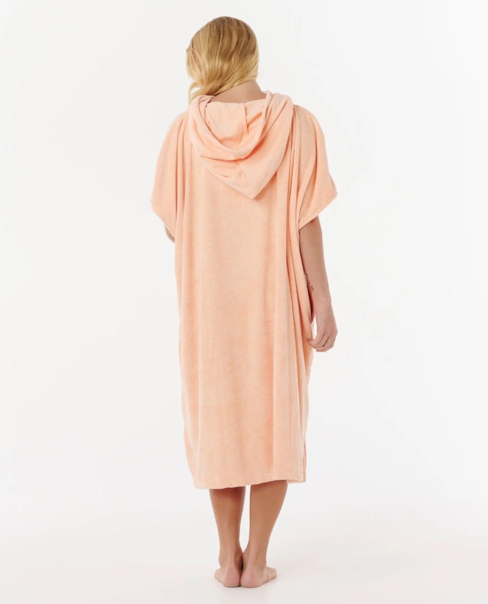 Rip Curl Classic Surf Hooded Towel - Bright Peach
