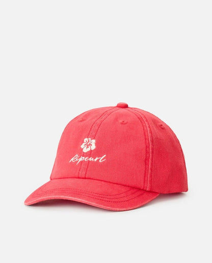 Rip Curl Washed Twill Girls Cap in Red