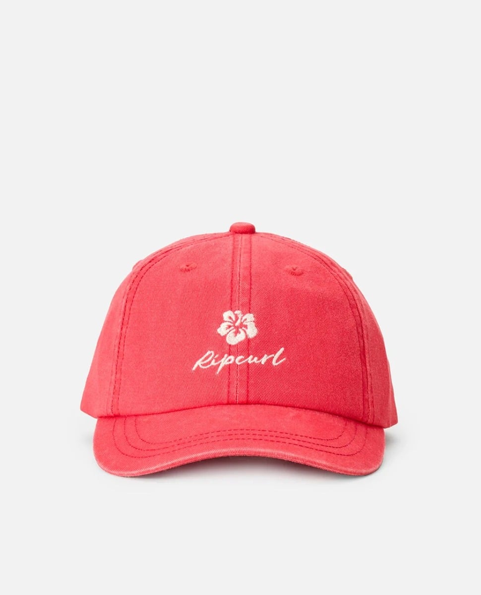 Rip Curl Washed Twill Girls Cap - Red