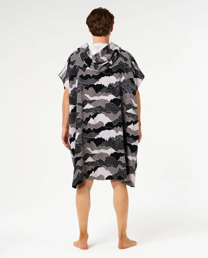 Rip Curl Fun Times Hooded Towel - Black/Grey