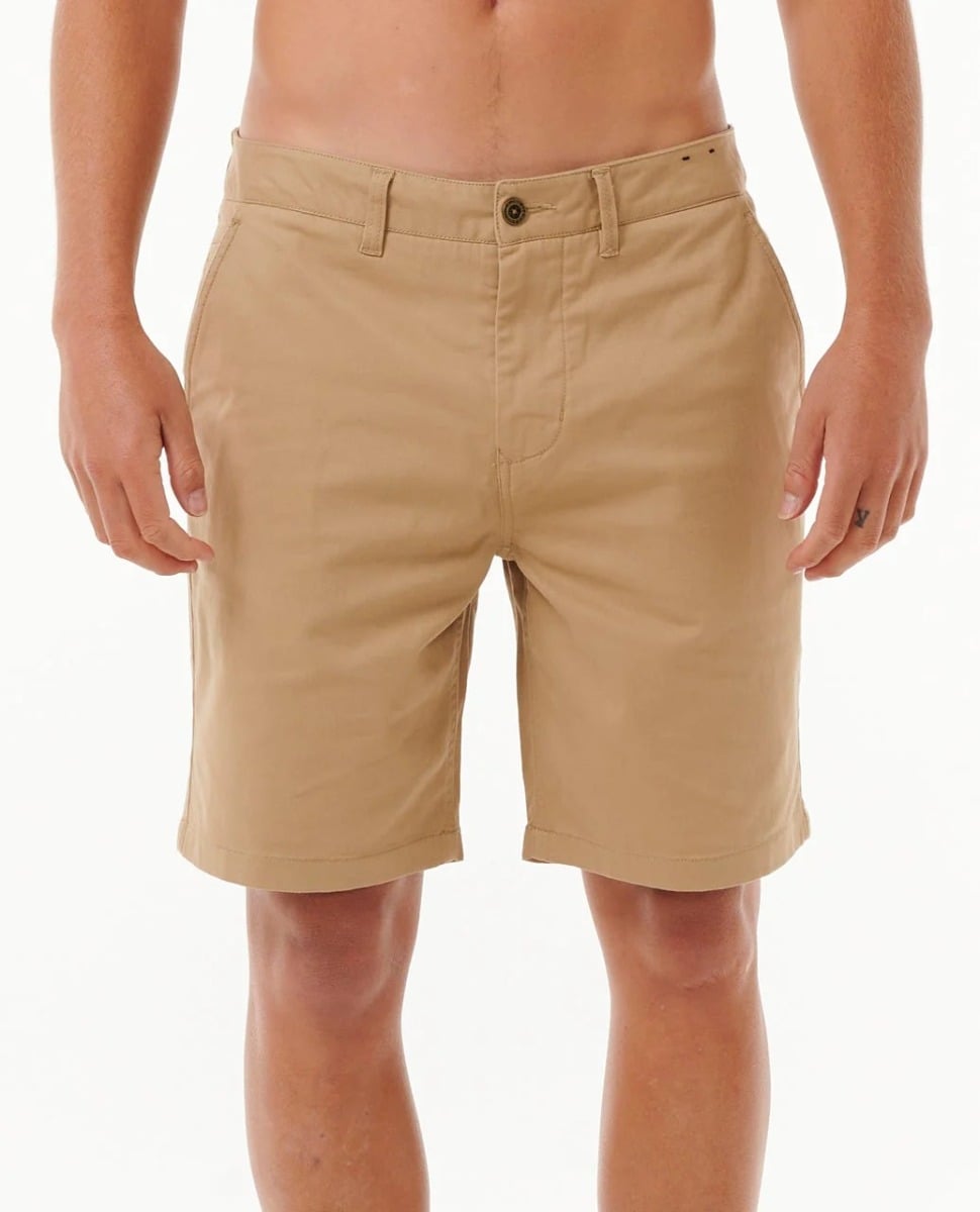Rip Curl Classic Surf Chino Walkshort in Khaki