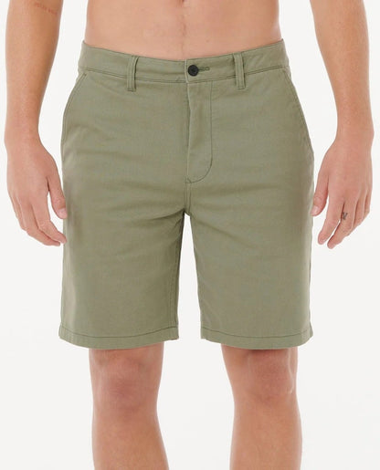Rip Curl Classic Surf Chino Walkshort in Cactus Green