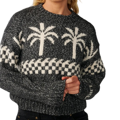 Rip Curl Womens Bossa Nova Neps Crew Jumper - Washed Black