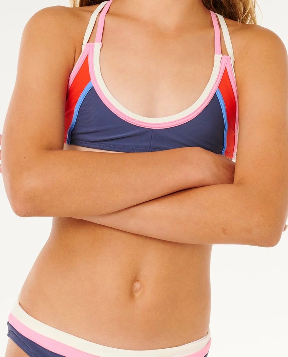 Rip Curl Surf Revival Girls Bikini - Navy