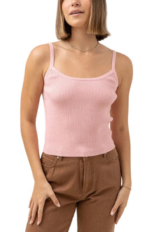 Rhythm Yumi Knit Womens Top - Pink Salt