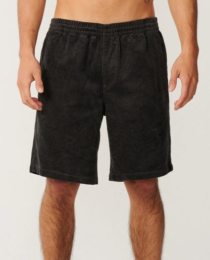 Rip Curl Premium Surf Cord 19 inch Volley Shorts in Black