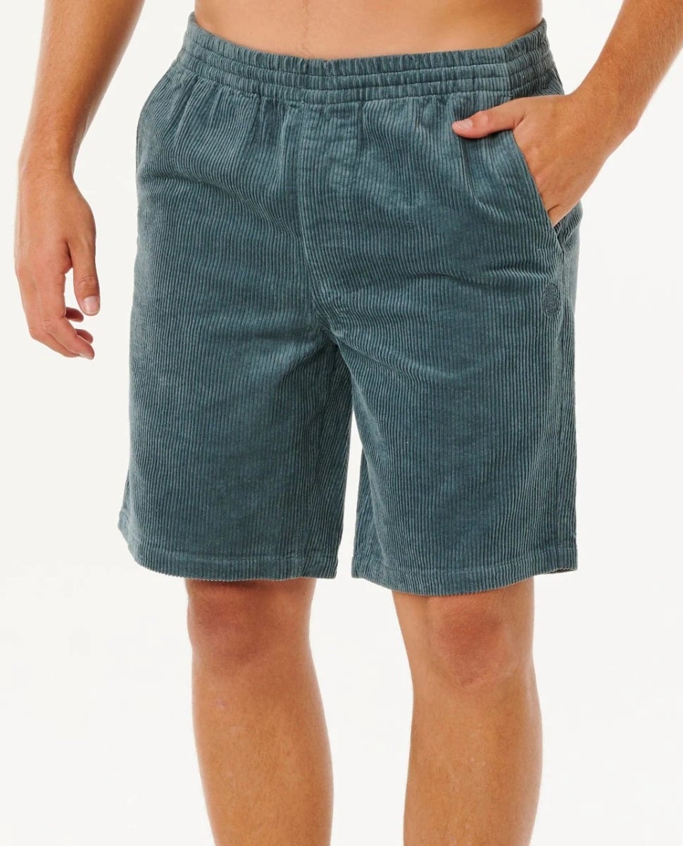 Rip Curl Premium Surf Cord 19 inch Volley Shorts in Pine Night
