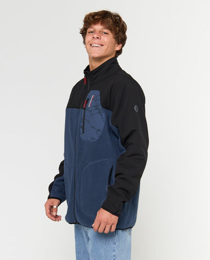 Rip Curl Anti Series Search Zip Crew - Light Navy