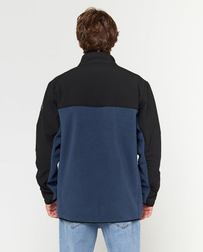Rip Curl Anti Series Search Zip Crew - Light Navy