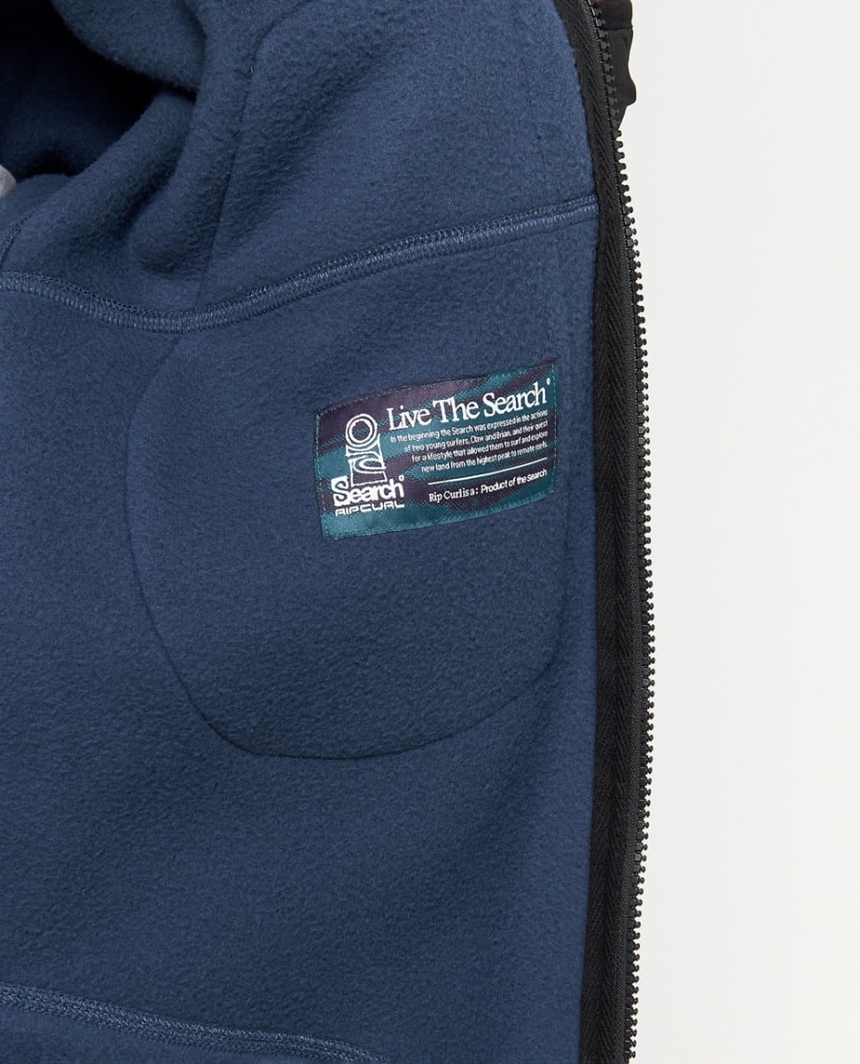 Rip Curl Anti Series Search Zip Crew - Light Navy