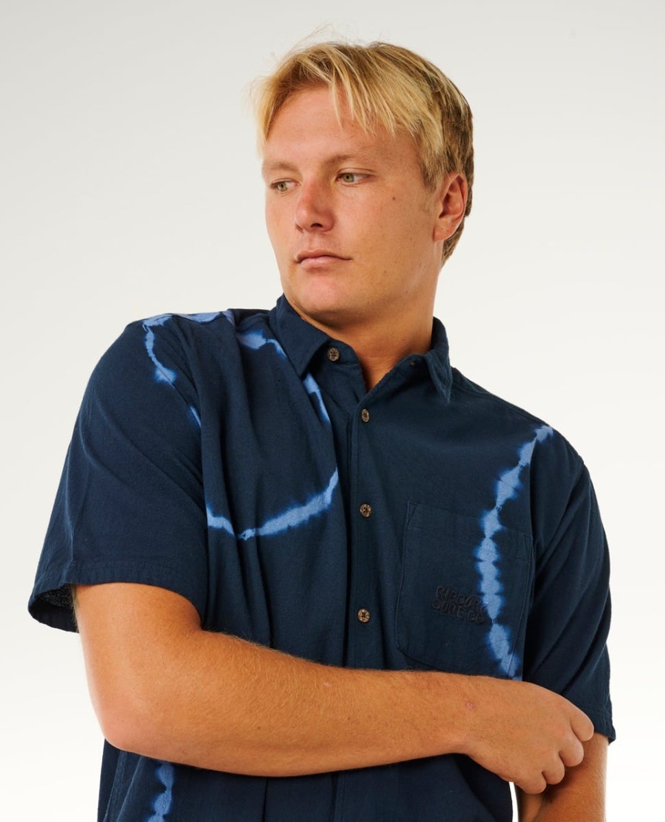 Rip Curl Pacific Rinse S/S Shirt - Dark Navy