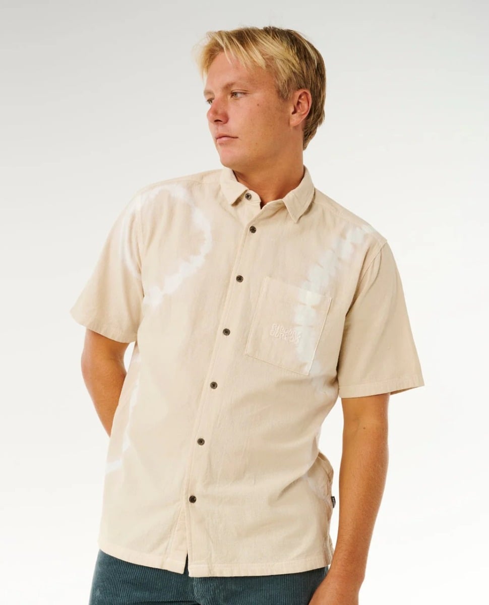 Rip Curl Pacific Rinse S/S Shirt - Bone