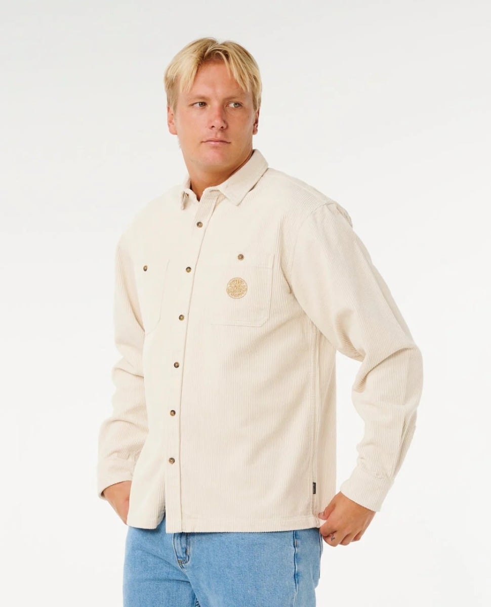Rip Curl Premium Surf Cord L/S Shirt - Sand Dune