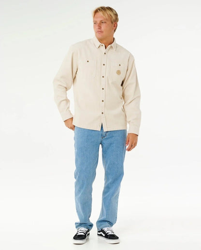Rip Curl Premium Surf Cord L/S Shirt - Sand Dune