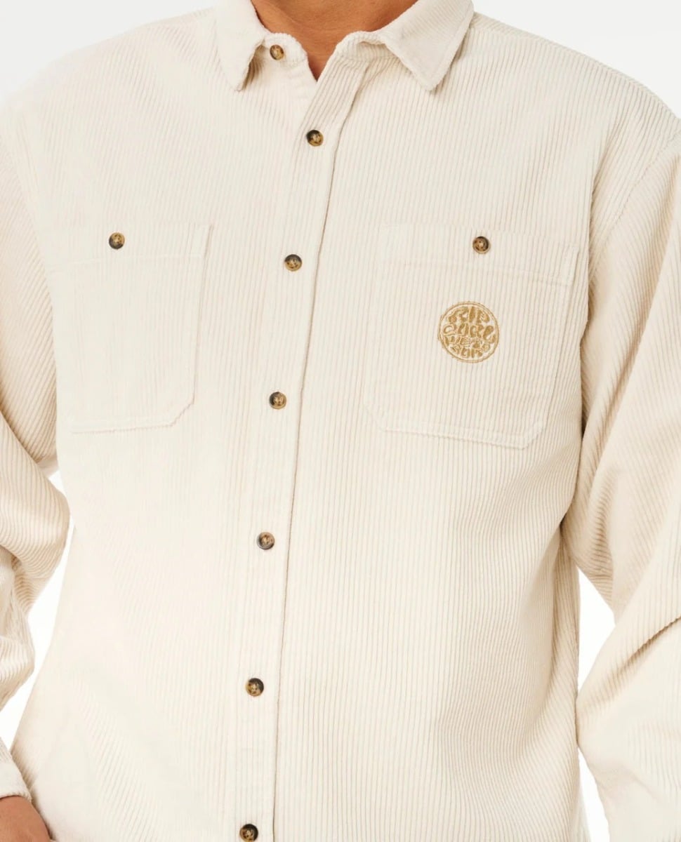 Rip Curl Premium Surf Cord L/S Shirt - Sand Dune