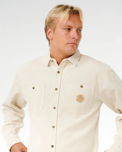 Rip Curl Premium Surf Cord L/S Shirt - Sand Dune