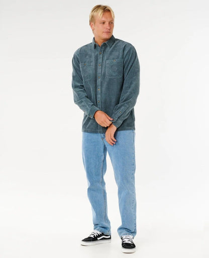 Rip Curl Premium Surf Cord L/S Shirt - Pine Night