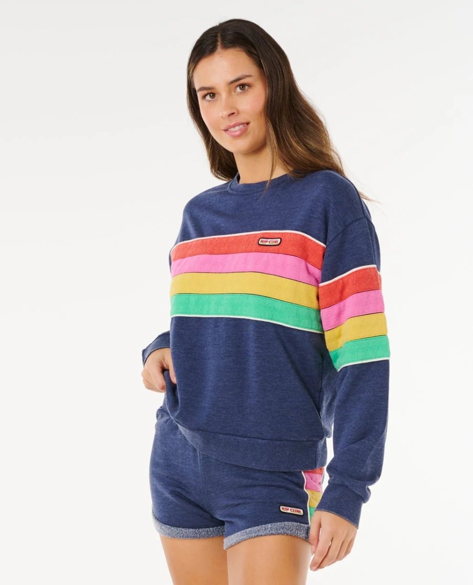 Rip Curl Surf Revival Relaxed Crew Jumper - Dark Navy