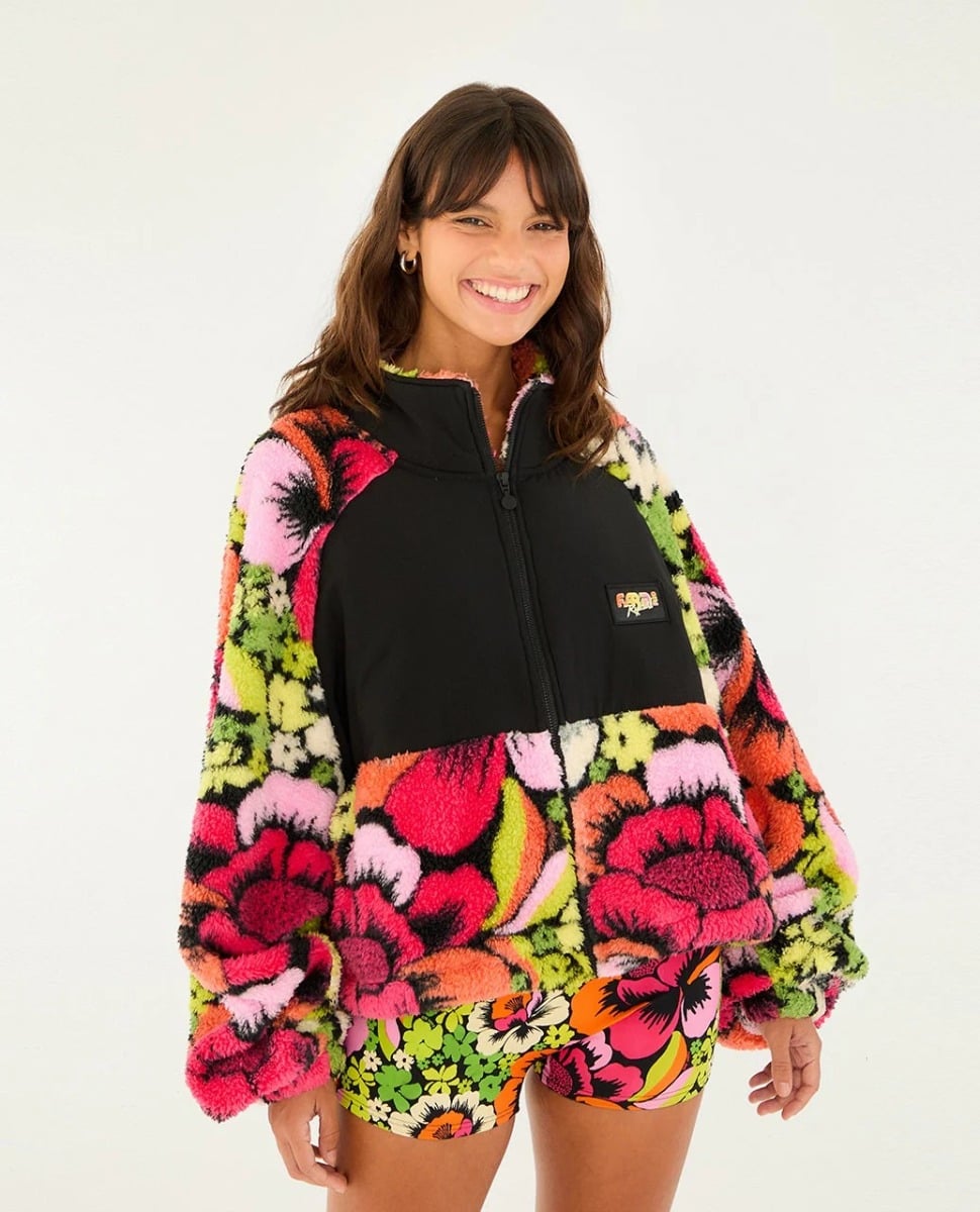 Rip Curl Womens Blooming Polar Fleece in Bloom