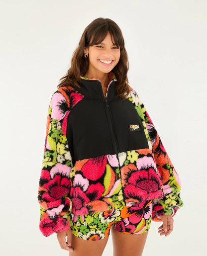 Rip Curl Womens Blooming Polar Fleece in Bloom