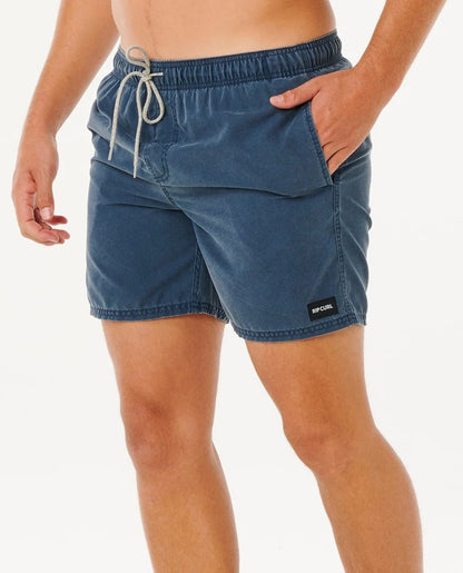 Rip Curl Offset Washed Volley Boardshorts - Navy