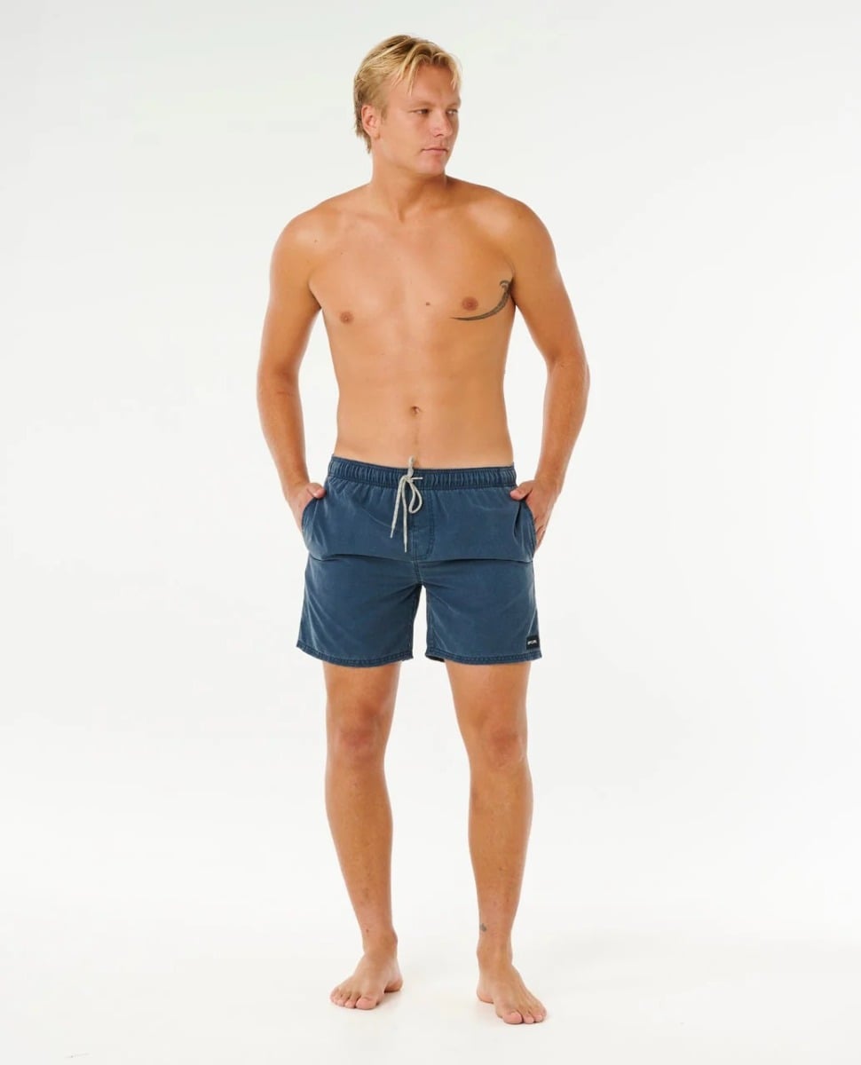 Rip Curl Offset Washed Volley Boardshorts - Navy