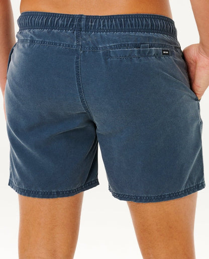 Rip Curl Offset Washed Volley Boardshorts - Navy