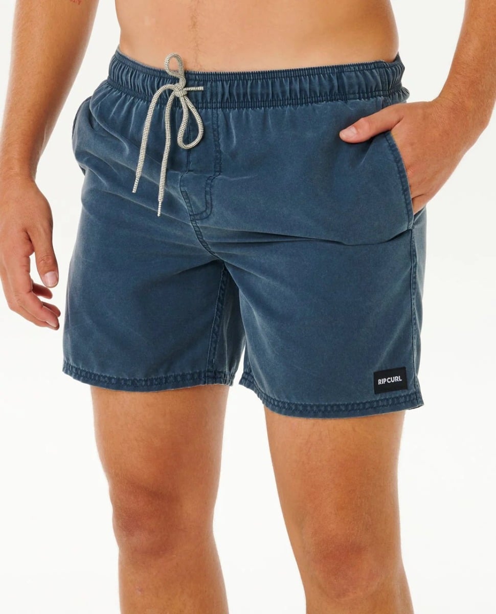 Rip Curl Offset Washed Volley Boardshorts - Navy