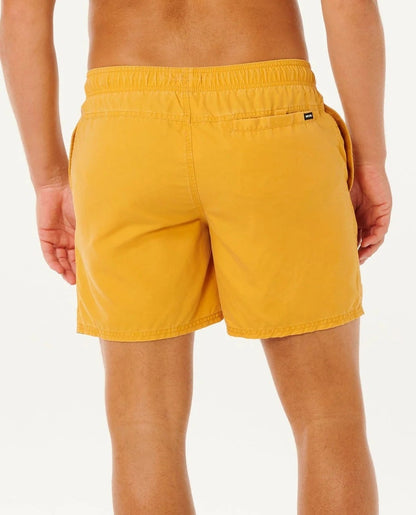 Rip Curl Offset Washed Volley Boardshorts - Golden Hour
