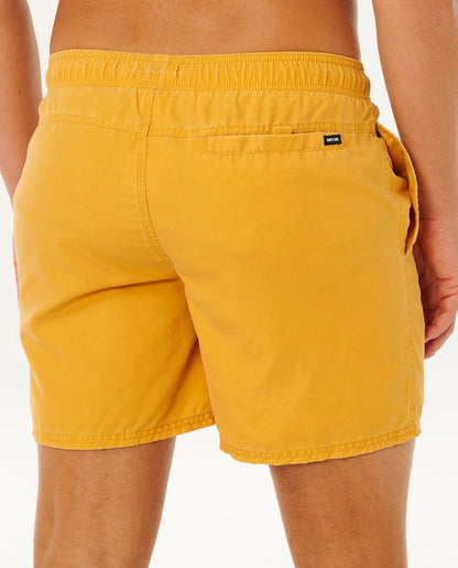 Rip Curl Offset Washed Volley Boardshorts - Golden Hour