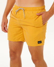 Rip Curl Offset Washed Volley Boardshorts - Golden Hour