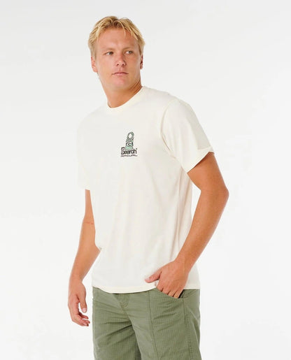 Rip Curl Vaporcool Search Stack Tee - Bone
