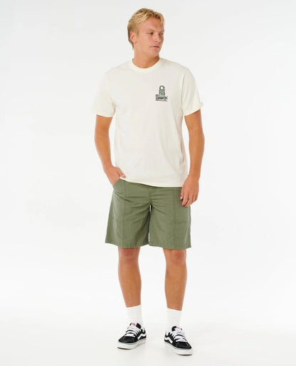 Rip Curl Vaporcool Search Stack Tee - Bone