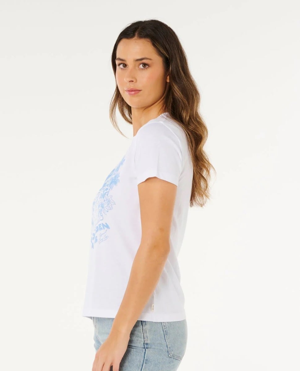 Rip Curl Sun Beams Standard Tee - Optical White
