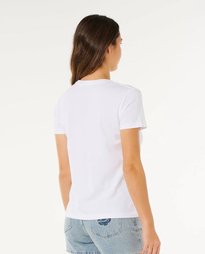 Rip Curl Sun Beams Standard Tee - Optical White