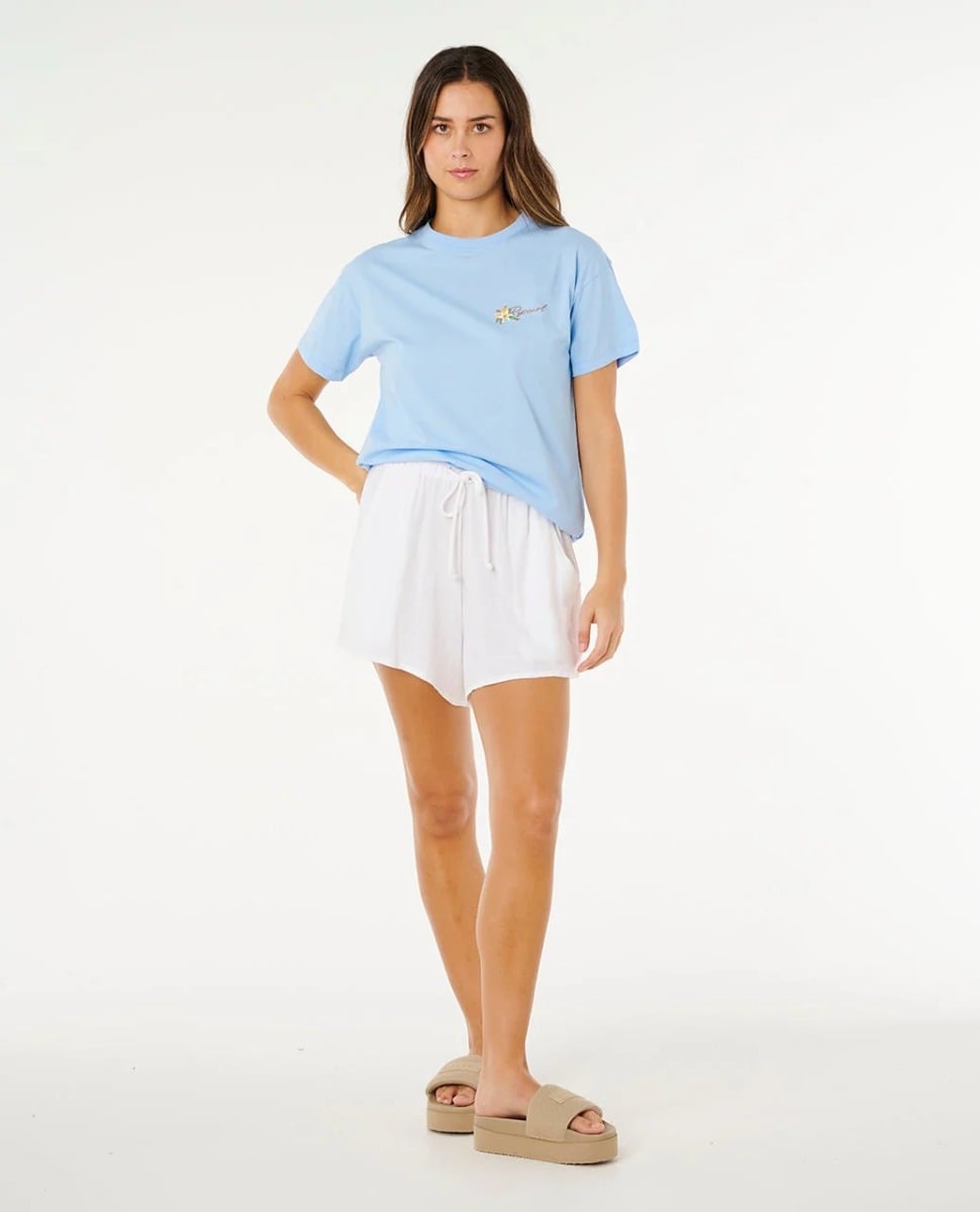 Rip Curl Poolside Relaxed Tee - Light Blue