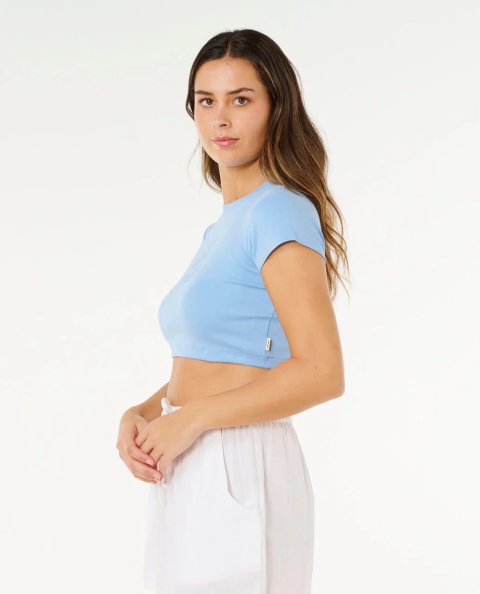 Rip Curl Pacific Coast Baby Tee - Light Blue