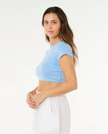 Rip Curl Pacific Coast Baby Tee - Light Blue
