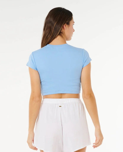 Rip Curl Pacific Coast Baby Tee - Light Blue