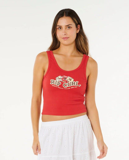 Rip Curl Bells Tank Top - Deep Red